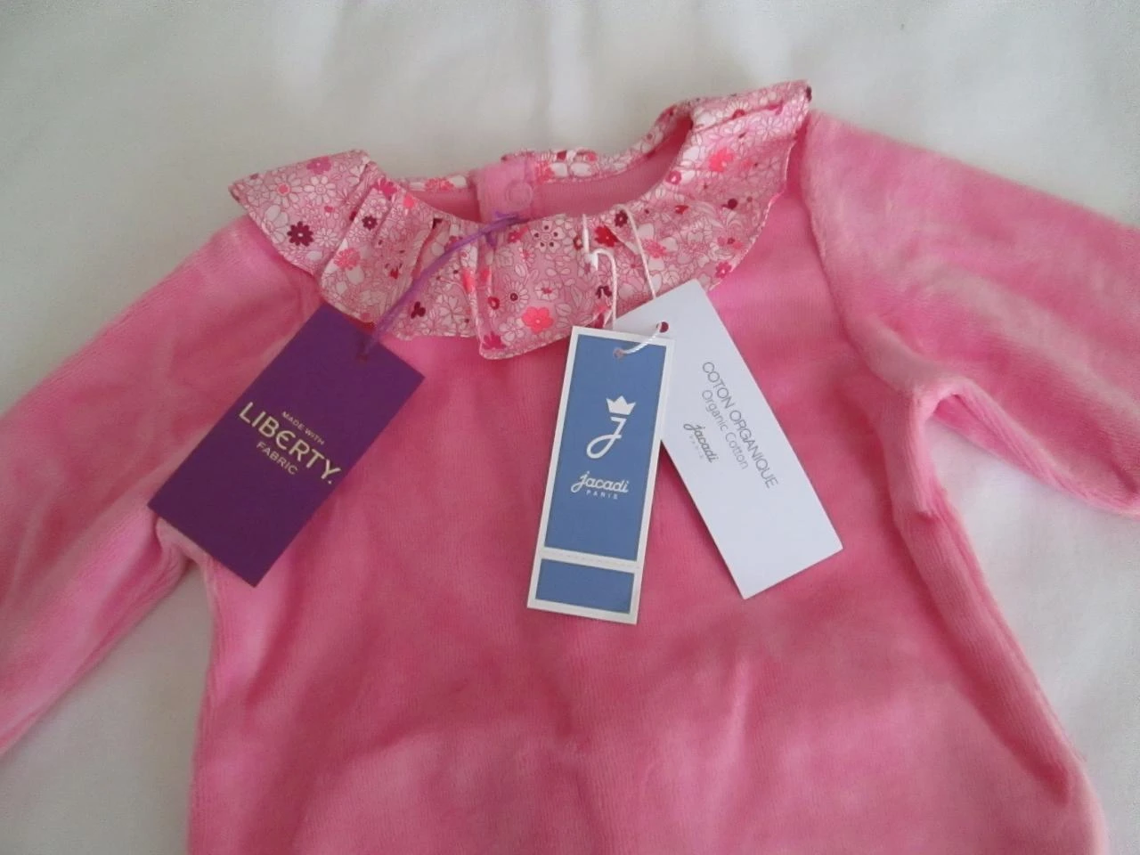 Pijama rosa com gola Jacadi – photo 2